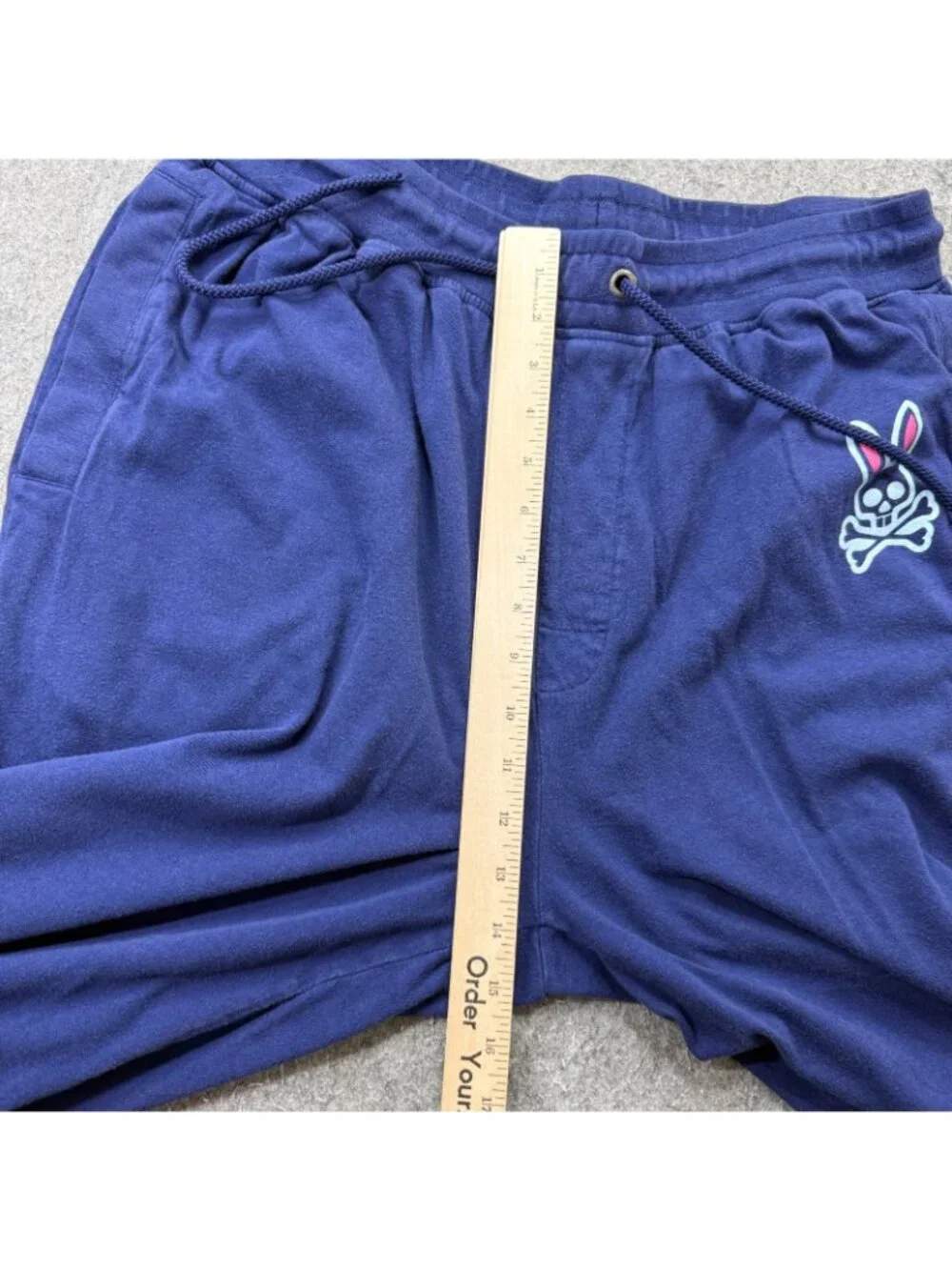 Psycho Bunny Jersey Lounge Jogger Men XL Blue Lightweight 34